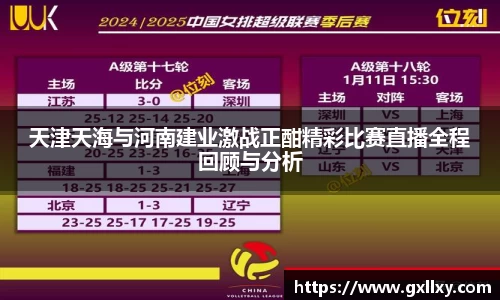 天津天海与河南建业激战正酣精彩比赛直播全程回顾与分析